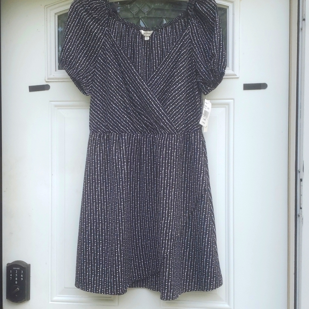 Black and white polka-dot Dress